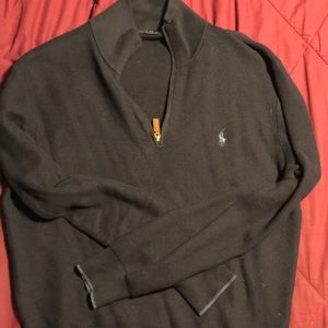 RALPH LAUREN POLO quarter zip up sweater